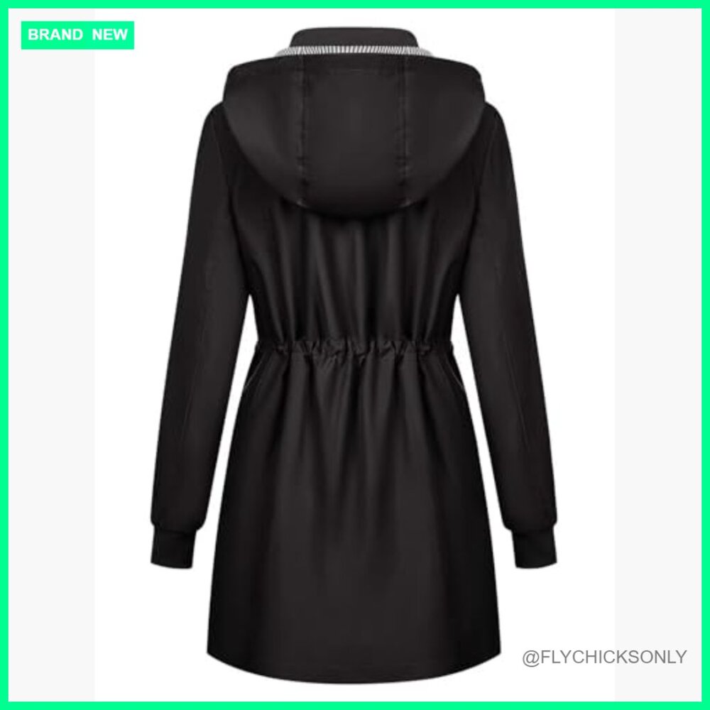 Waterproof Polyester Raincoat With Detachable Hoo… - image 2